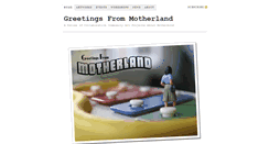 Desktop Screenshot of greetingsfrommotherland.com